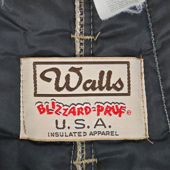 Vtg Walls Blizzard Pruf Camo Insulated Snap Closure Leg Zip Hunting Pants 30x27 - Picture 5 of 16